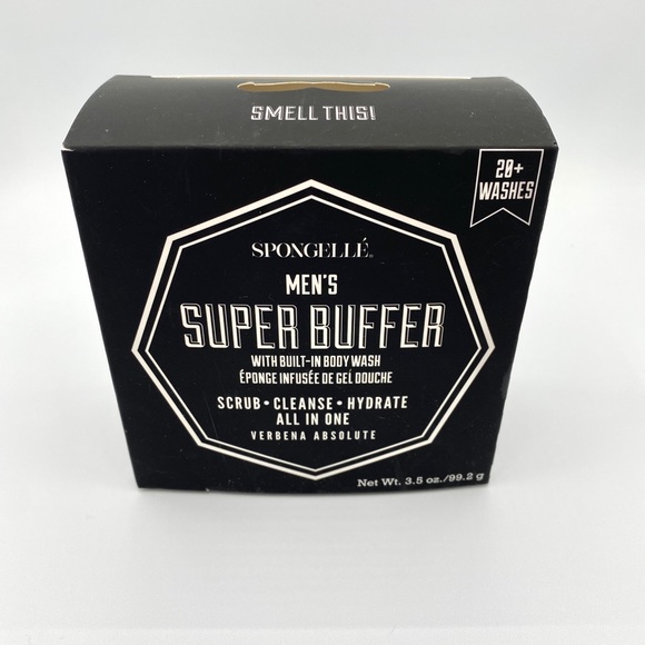 Men’s Spongelle Super Buffer, Scent Verbena Absolute BNIB - Picture 4 of 4